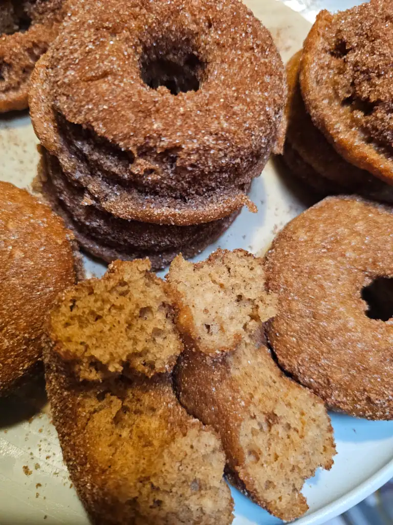Baked apple cider donuts