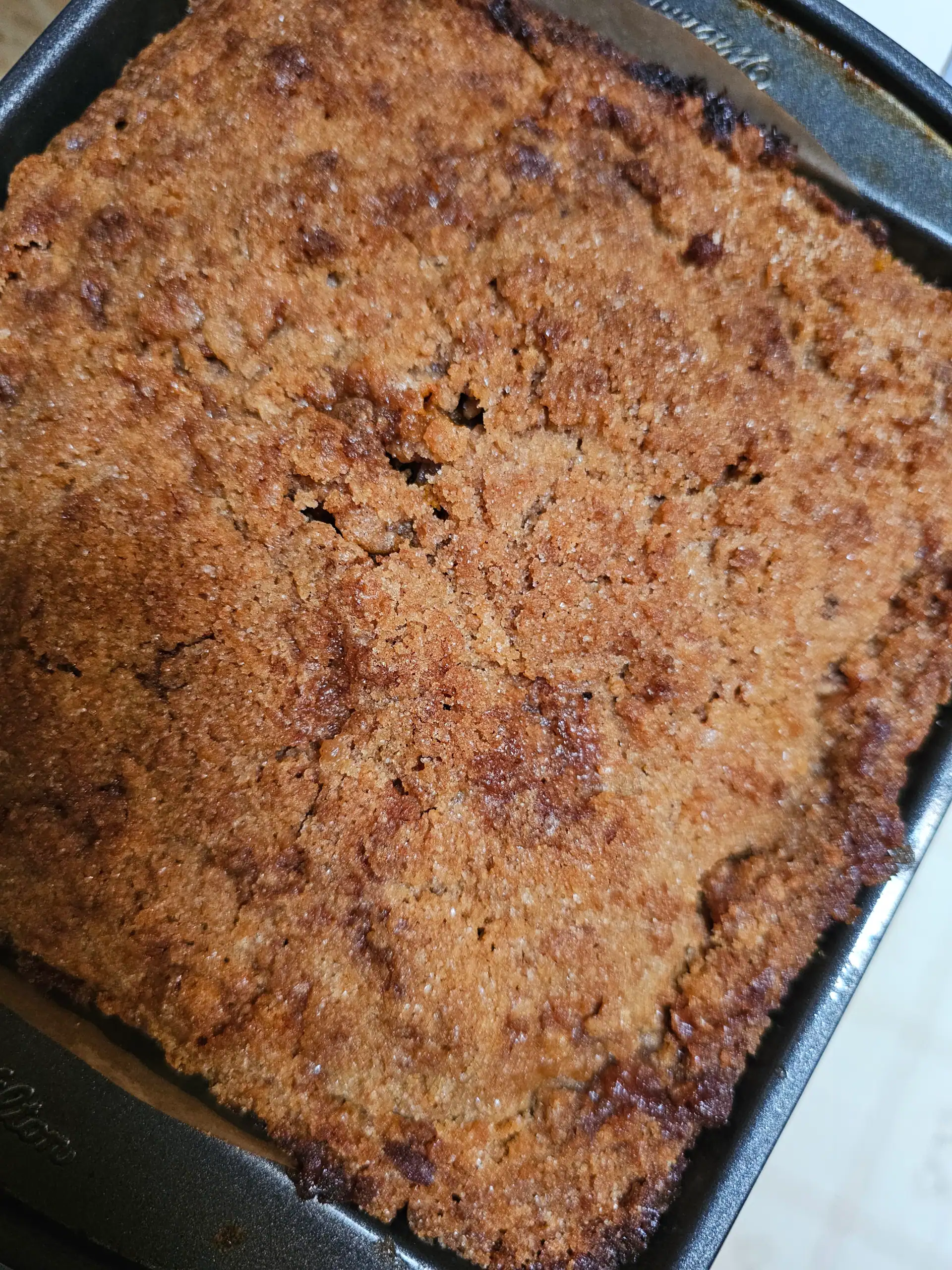 Pumpkin bread with Streusel topping 