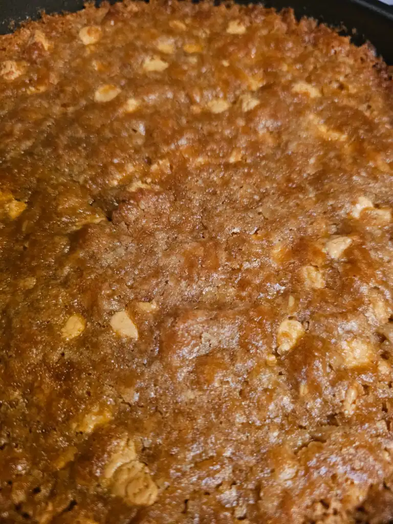 butterscotch Blondies in pan