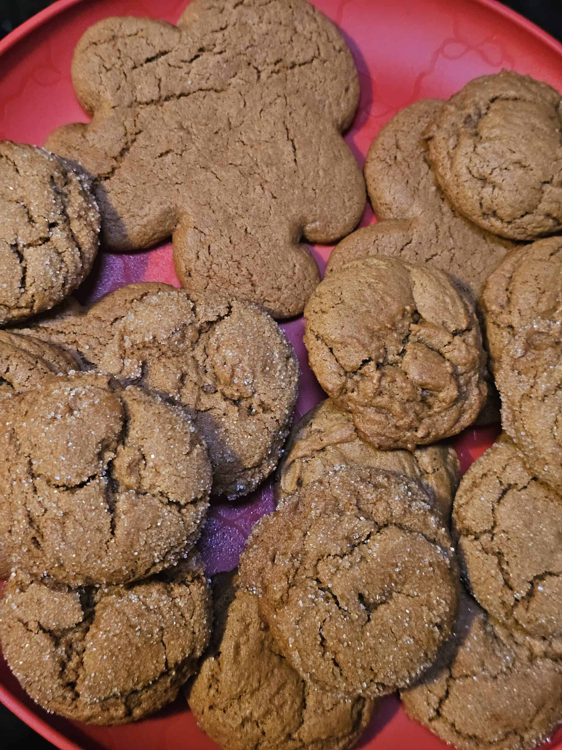 soft gingerbread cookies 