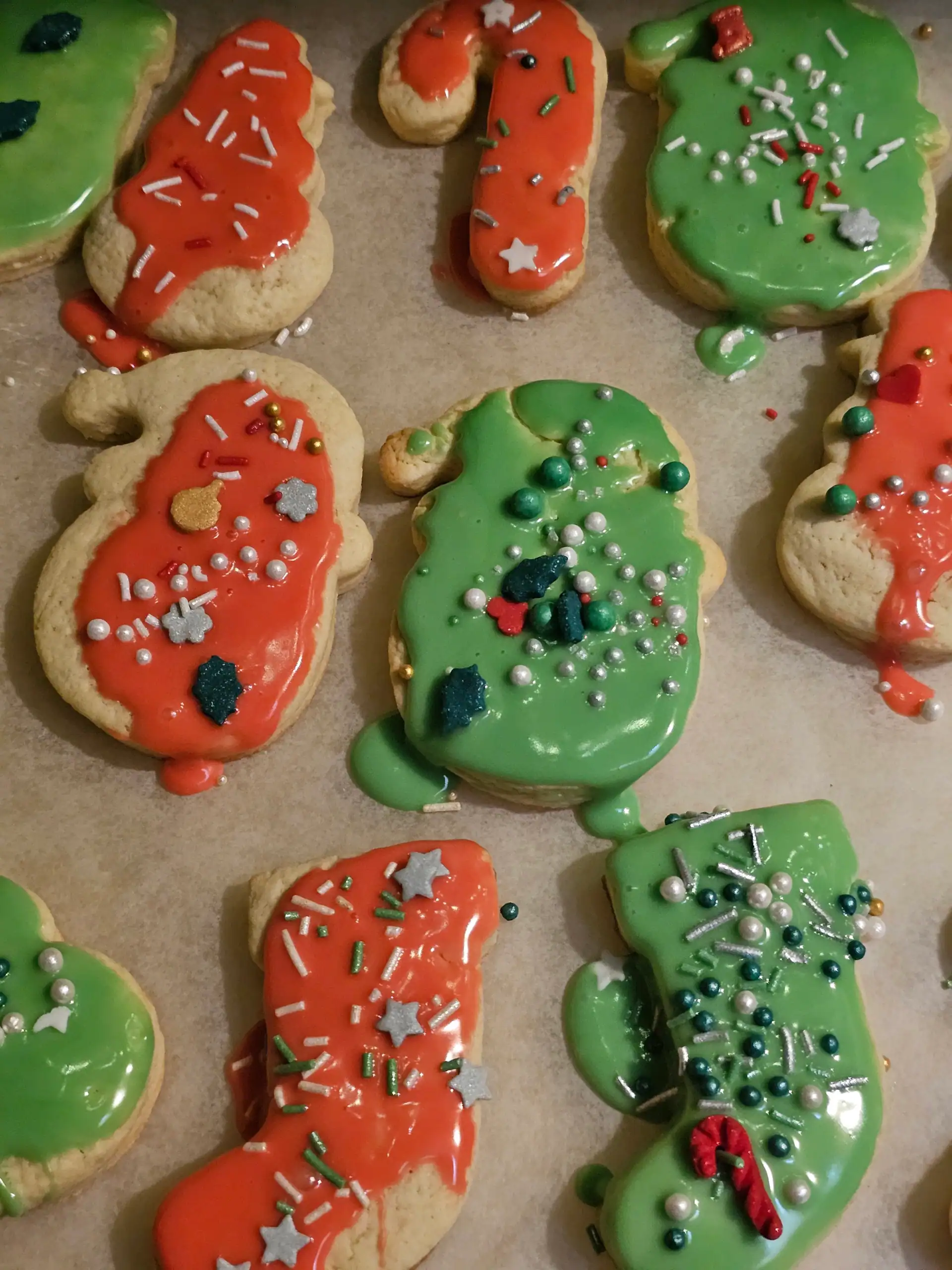 Decorated sugar cookies